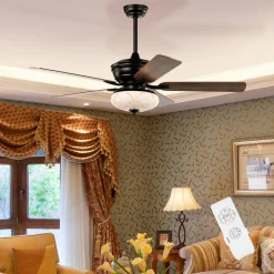 Tangkula 52-Inch Ceiling Fan with Remote Control