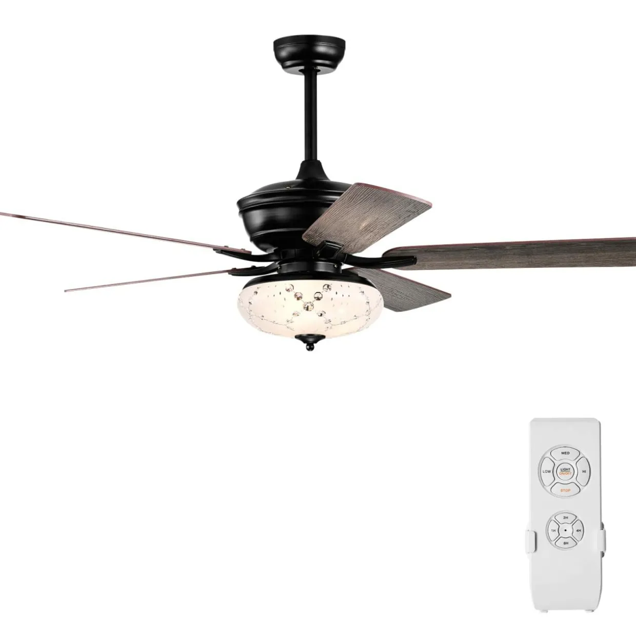 Tangkula 52-Inch Ceiling Fan with Remote Control