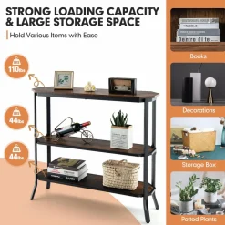 Tangkula Industrial Console Table