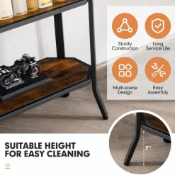 Tangkula Industrial Console Table