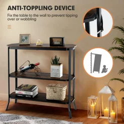 Tangkula Industrial Console Table