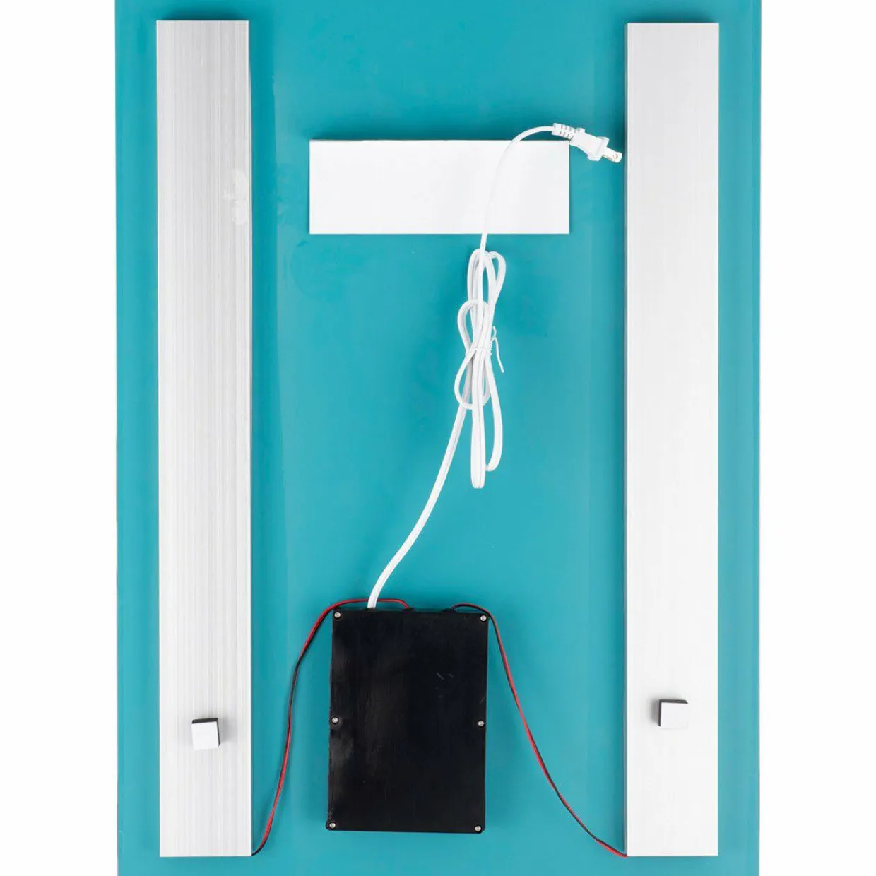 TANGKULA LED Bathroom Mirror, Led Backlit Wall-Mounted Makeup Vanity Mirror