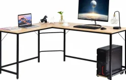 Tangkula L-Shaped Corner Computer Desk