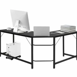 Tangkula L-Shaped Corner Computer Desk
