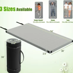 Tangkula Memory Foam Sleeping Pad 74