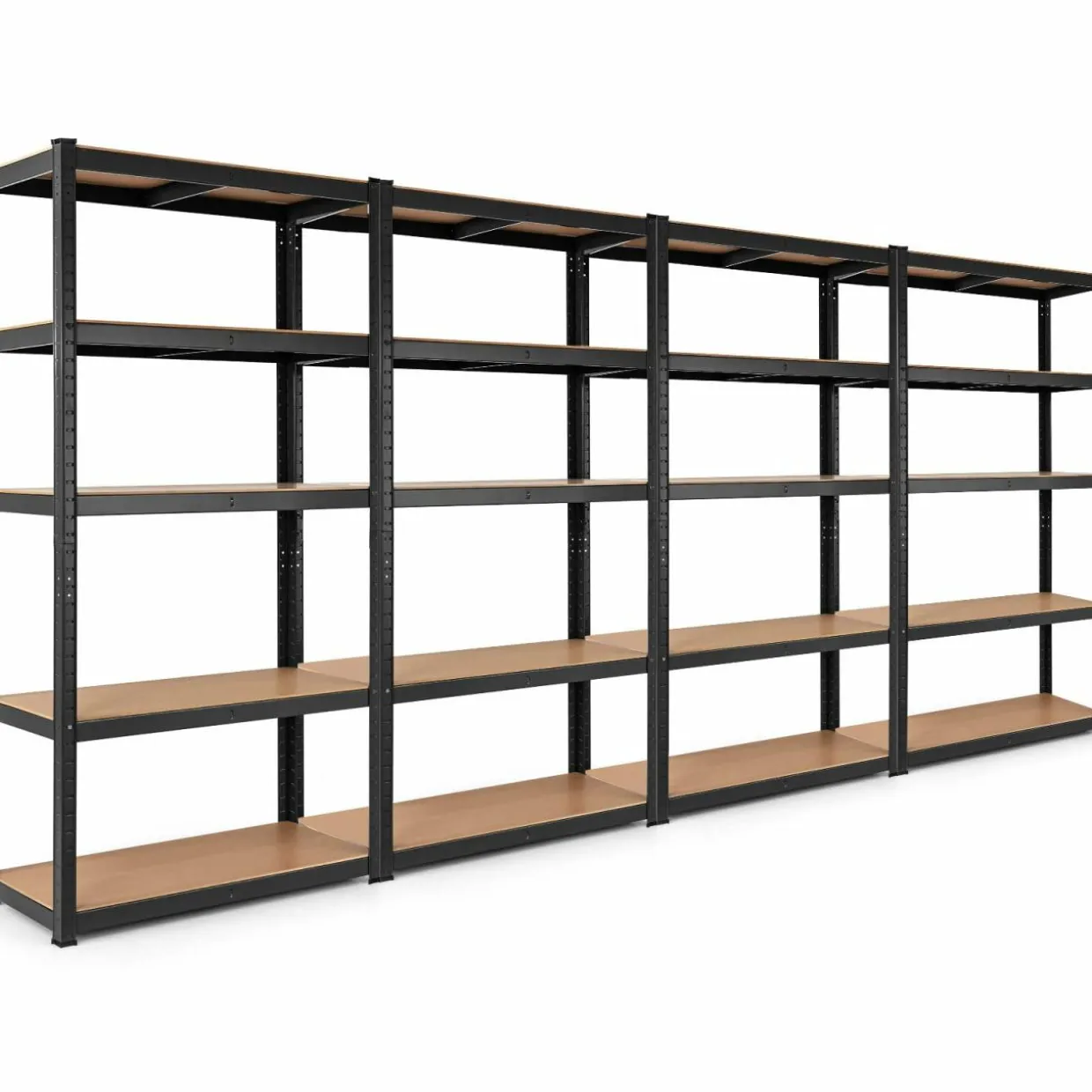 Tangkula Metal Storage Shelves, Heavy Duty Steel 5 Tier, Garage Organization Storage Rack, 36"Lx16''Wx72"H