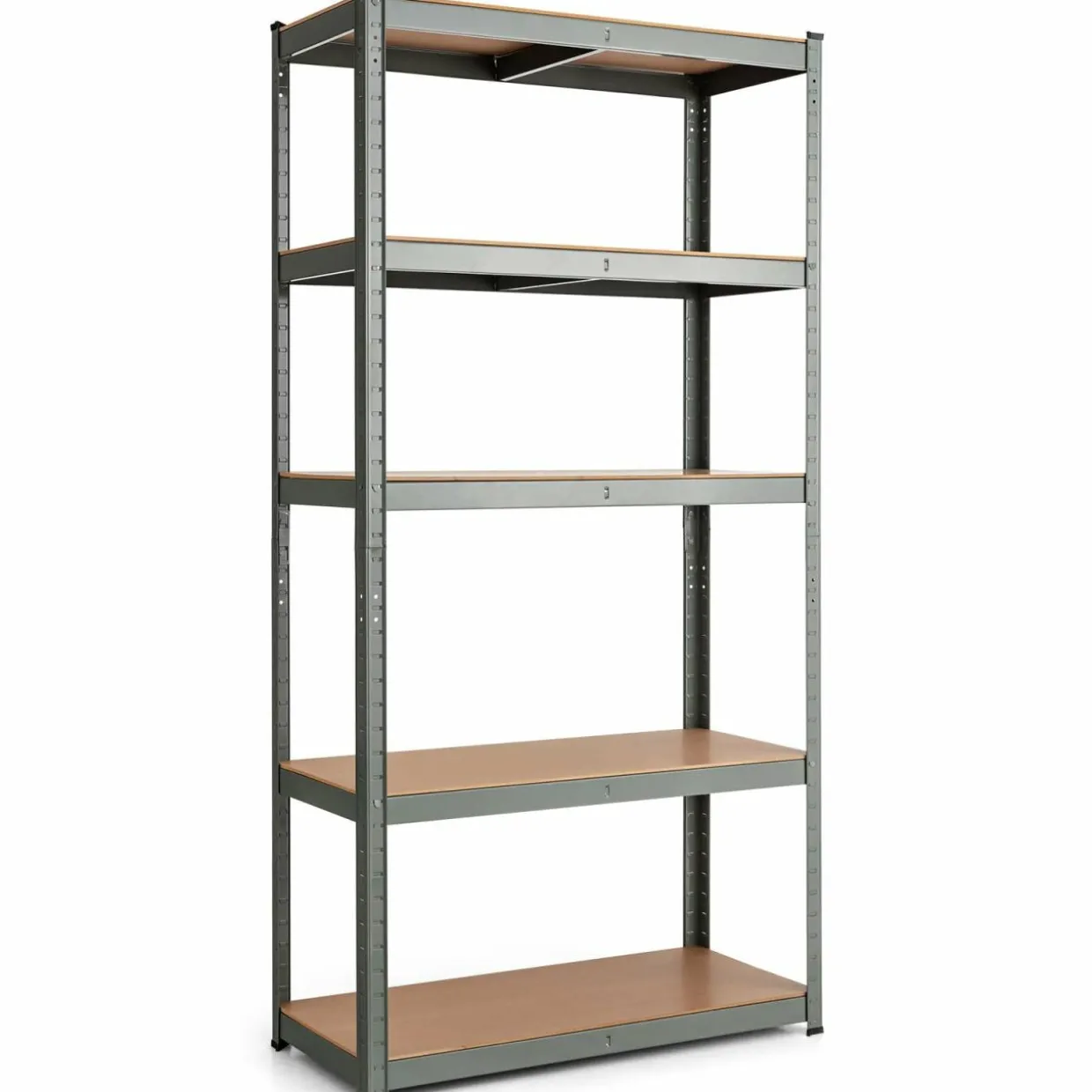 Tangkula Metal Storage Shelves, Heavy Duty Steel 5 Tier, Garage Organization Storage Rack, 36"Lx16''Wx72"H