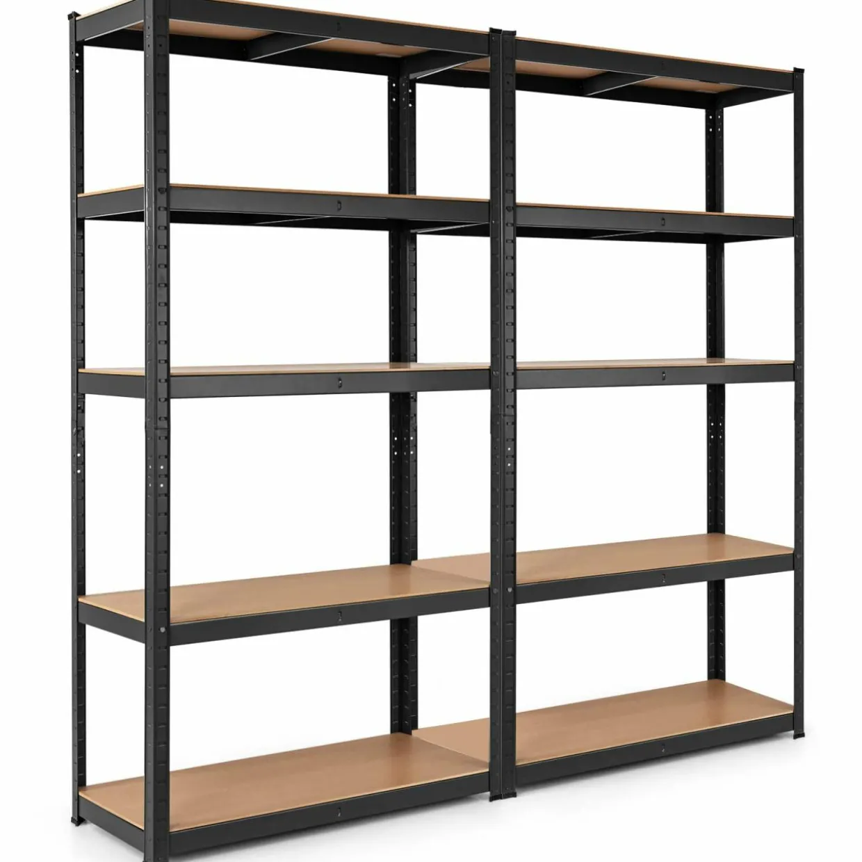 Tangkula Metal Storage Shelves, Heavy Duty Steel 5 Tier, Garage Organization Storage Rack, 36"Lx16''Wx72"H