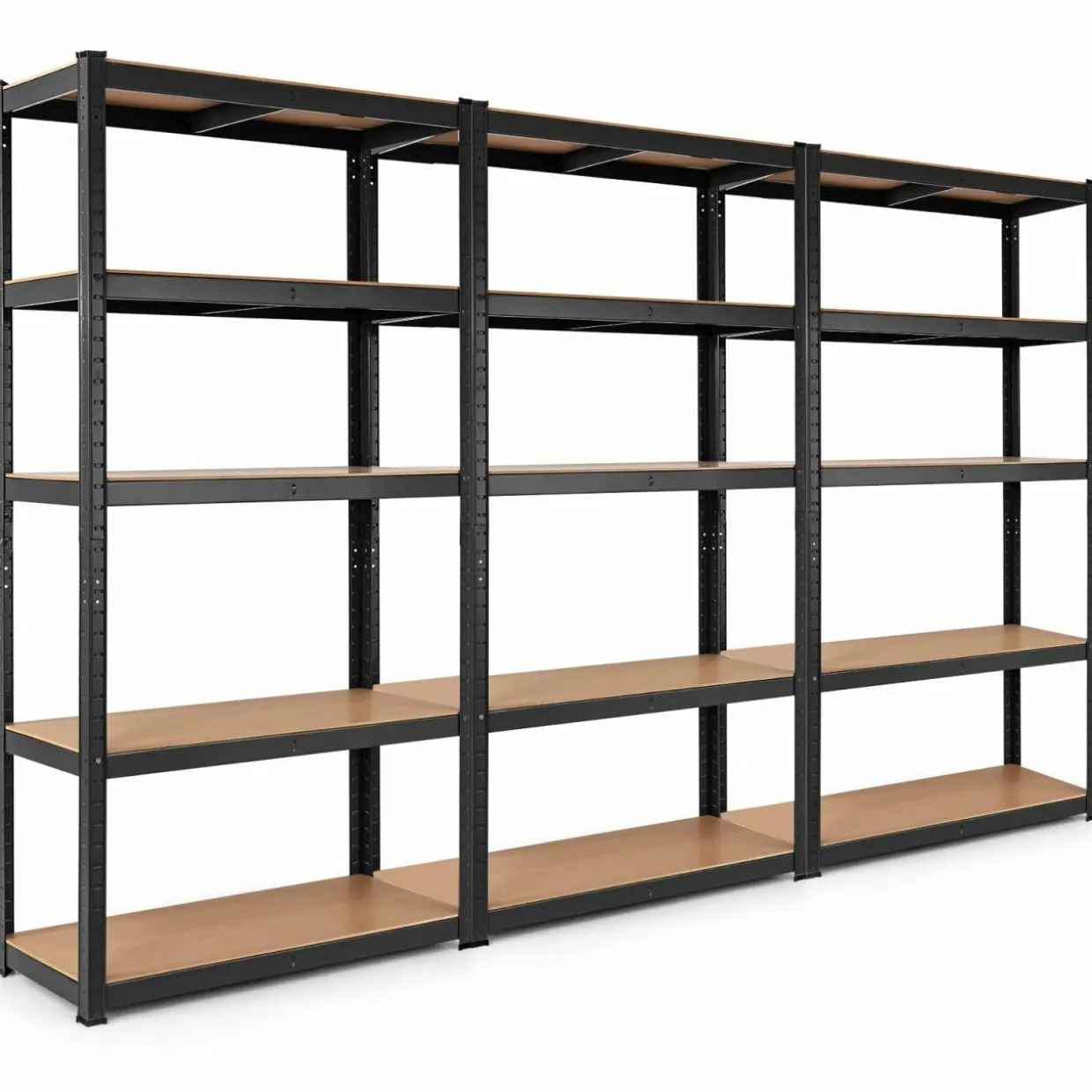 Tangkula Metal Storage Shelves, Heavy Duty Steel 5 Tier, Garage Organization Storage Rack, 36"Lx16''Wx72"H