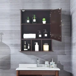 Tangkula Mirrored Medicine Cabinet