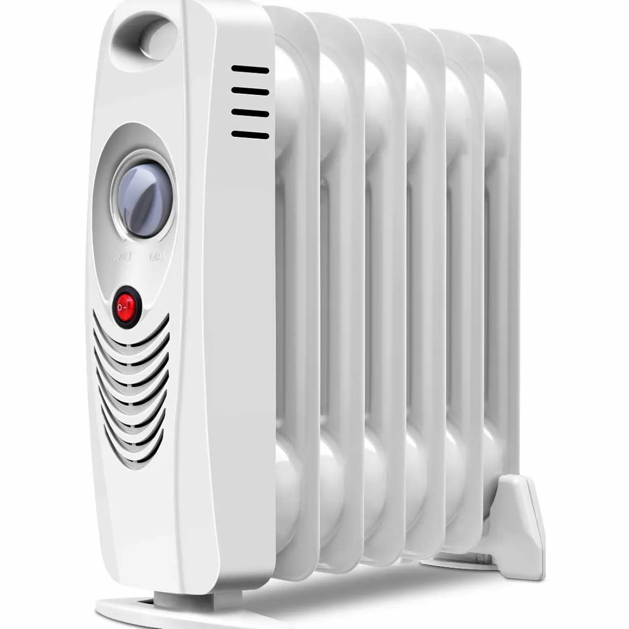 Tangkula Oil Filled Radiator Heater, 700W Portable Space Heater Radiator with Adjustable Thermostat