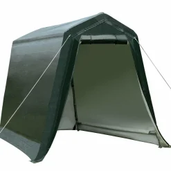 Tangkula Outdoor Carport Patio Storage Shelter, Enclosed Carport Shed w/All-Steel Metal Frame and Waterproof Ripstop Cover