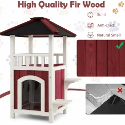 Tangkula Outdoor Cat House