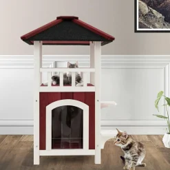 Tangkula Outdoor Cat House