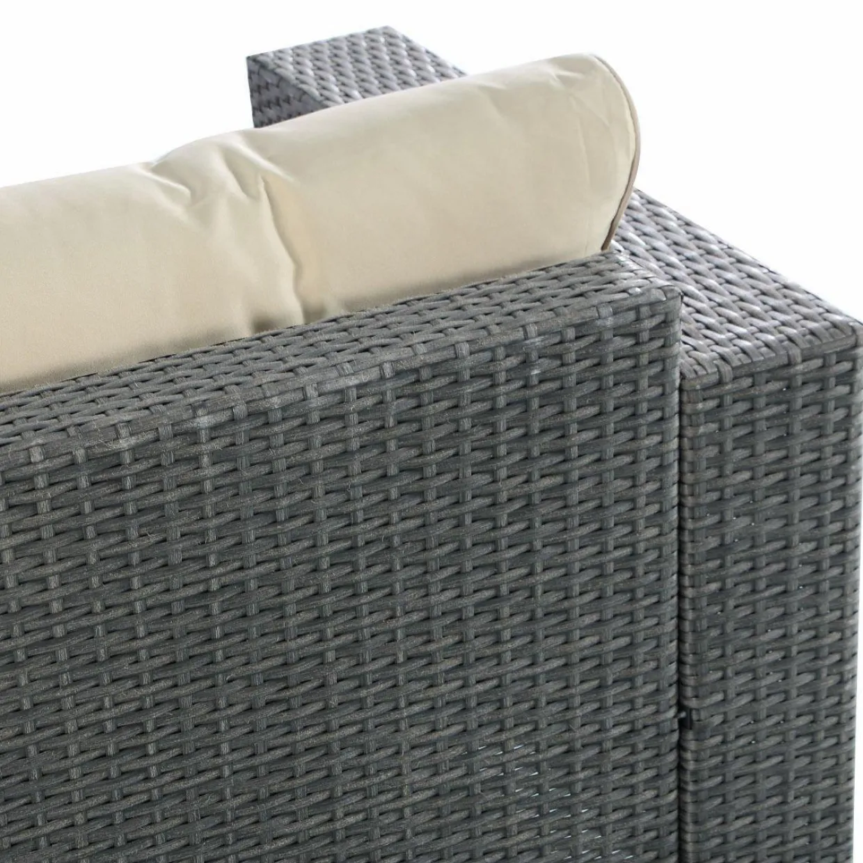 Tangkula Outdoor Furniture 4 Piece, Sectional Sofa with Coffee Table
