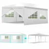 Tangkula Outdoor 10'x20' Canopy Tent, Heavy Duty Wedding Party Tent with 4 Removable Sidewalls & 2 Zippered Doorways