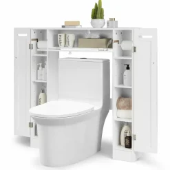 Tangkula Over The Toilet Storage Cabinet, Bathroom Space Saver