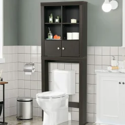 Tangkula Over The Toilet Storage Cabinet, Bathroom Space Saver Organizer