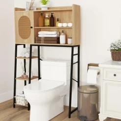 Tangkula Over The Toilet Storage Cabinet