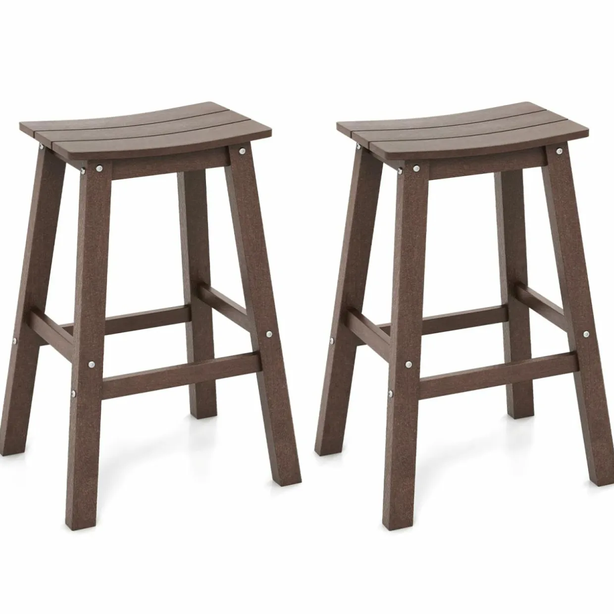Tangkula Patio Bar Stools Set of 2/4