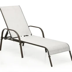 Tangkula Patio Chaise Lounge, Recliner Outdoor Lounger Chair w/Adjustable Backrest, Reclining Chair w/Heavy Duty Steel Frame