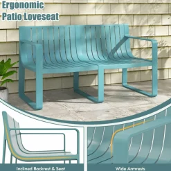 Tangkula Patio Loveseat