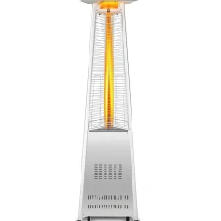 Tangkula Patio Propane Heater, 42,000 BTU Pyramid Outdoor Heater with Tip-Over and Flameout Protection