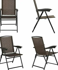 Tangkula 5PCS Bistro Patio Furniture Set