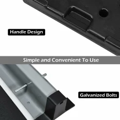 Tangkula 4PCS Cantilever Offset Patio Umbrella Base Weight Stand