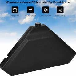 Tangkula 4PCS Cantilever Offset Patio Umbrella Base Weight Stand