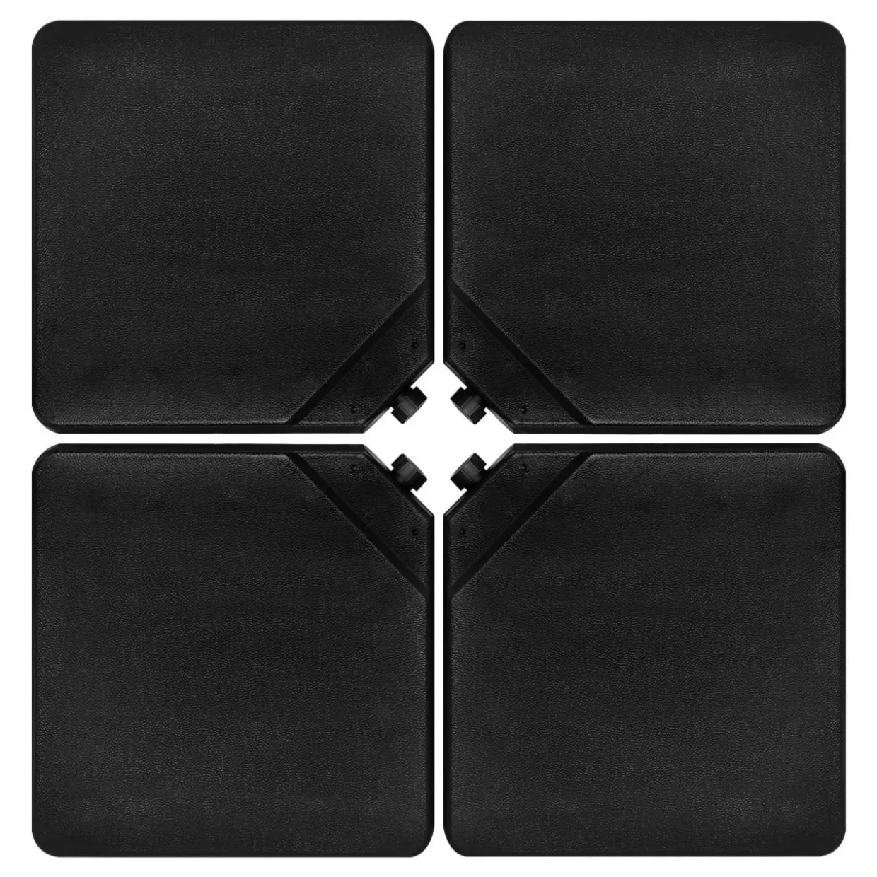 Tangkula 4Pcs 13L 220 lbs Cantilever Offset Patio Umbrella Base