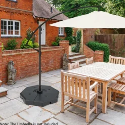 Tangkula 4PCS Patio Cantilever Offset Umbrella Base Weight Stand
