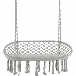 Tangkula 2-Person Hammock Chair, Hanging Hammock Macrame Swing