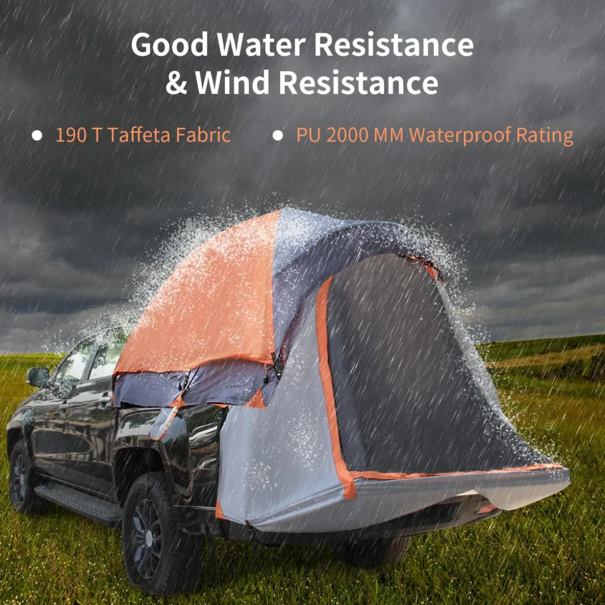 Tangkula Pickup Truck Tent for 2-Person Sleeping, 5 FT Truck Bed Tent Mid Size