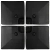 Tangkula 4-Piece 20L Cantilever Offset Patio Umbrella Base