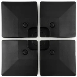 Tangkula 4-Piece 20L Cantilever Offset Patio Umbrella Base