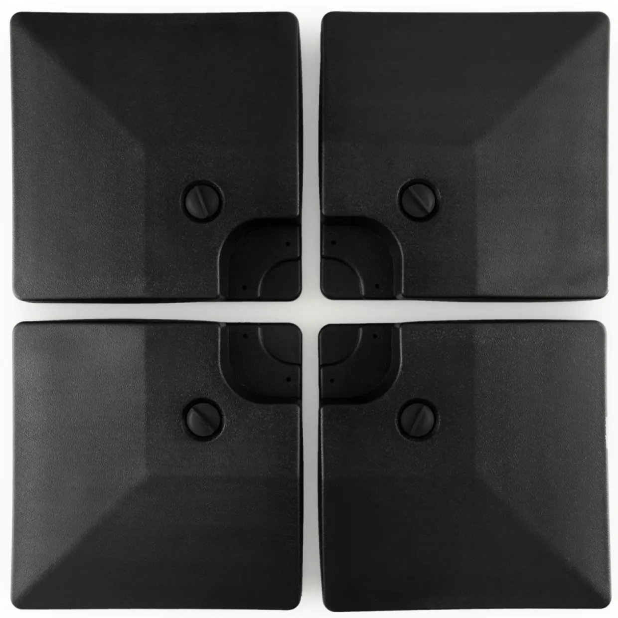 Tangkula 4-Piece 20L Cantilever Offset Patio Umbrella Base