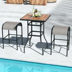 Tangkula 5-Piece Patio Dining Set, Outdoor 27.5