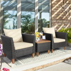 Tangkula 3-Piece Patio Furniture Set