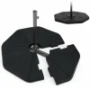 Tangkula 4-Piece Patio Umbrella Base