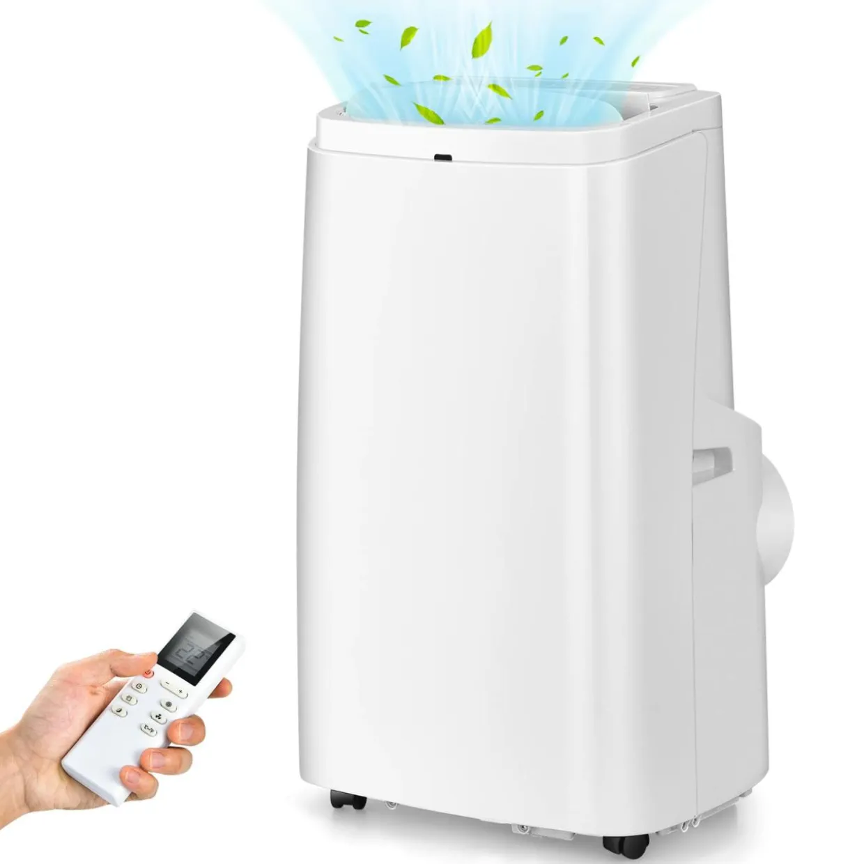Tangkula Portable Air Conditioner 9000 BTU, 3 in 1 Air Cooler with Fan & Dehumidifier
