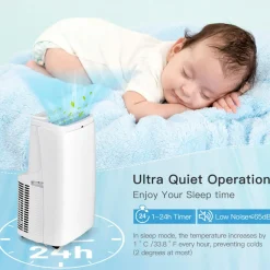 Tangkula Portable Air Conditioner 9000 BTU, 3 in 1 Air Cooler with Fan & Dehumidifier