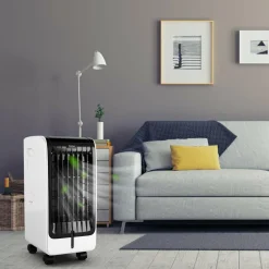 Tangkula Portable Evaporative Air Cooler for Room, 3-in-1 Portable Air Cooler with Remote Control