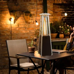 Tangkula Portable Patio Heater, 9500 BTU Outdoor Tabletop Heater with Stainless Steel Burner