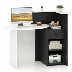 Tangkula Reception Desk