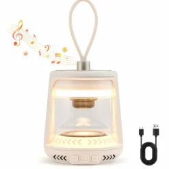 Tangkula Rechargeable Camping Lamp, Dimmable Outdoor Camping Lights with 3 Light Colors & RGB Mode