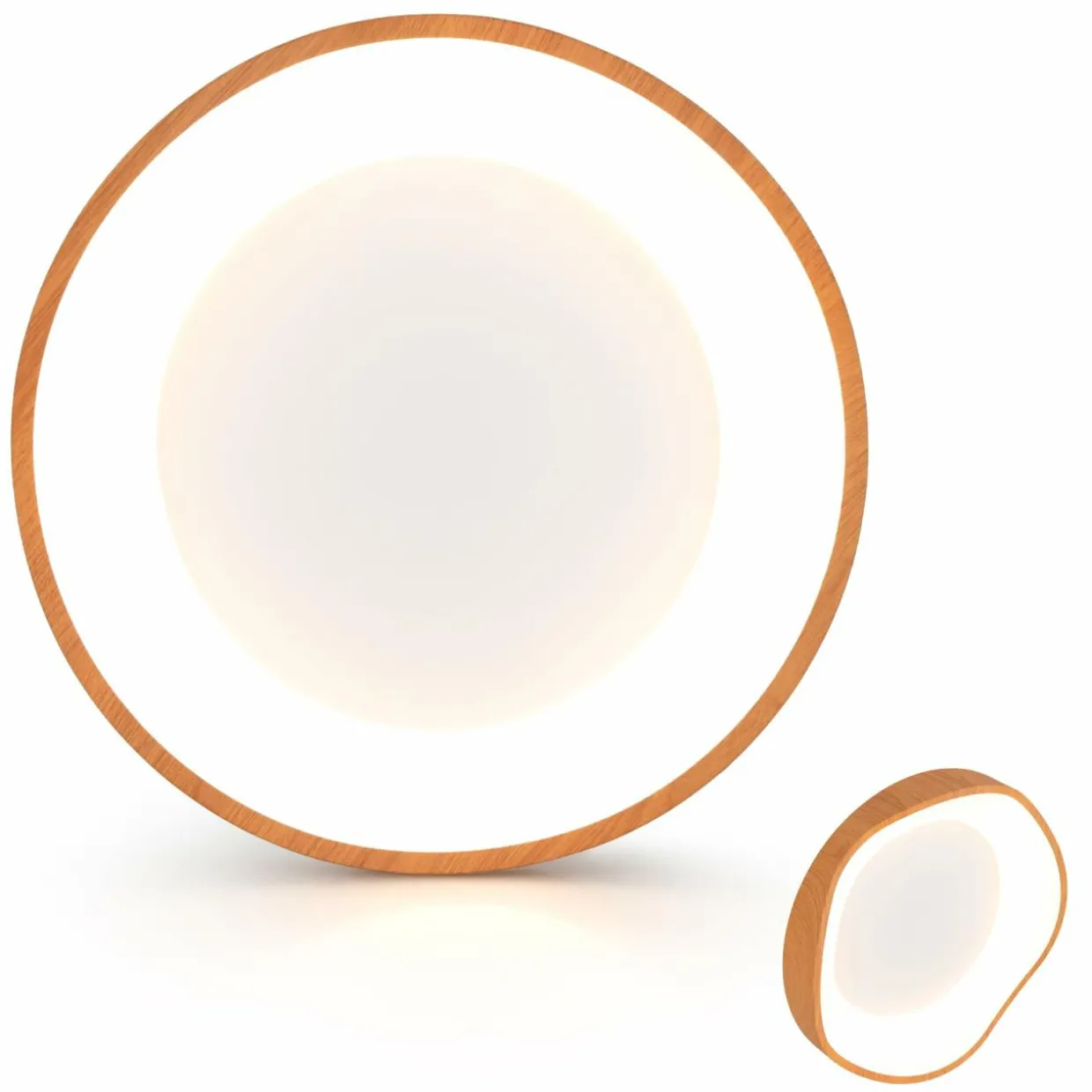 Tangkula Round LED Flush Mount Ceiling Light