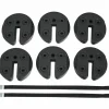 Tangkula Set of 4/6/8 Canopy Weights, 30lbs Weight Plate Kit with No-Pinch Design for Easy Installation and Removal