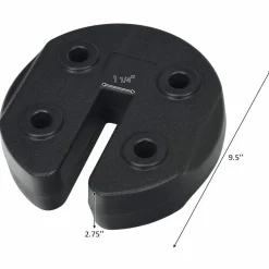 Tangkula Set of 4/6/8 Canopy Weights, 30lbs Weight Plate Kit with No-Pinch Design for Easy Installation and Removal