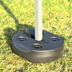 Tangkula Set of 4/6/8 Canopy Weights, 30lbs Weight Plate Kit with No-Pinch Design for Easy Installation and Removal